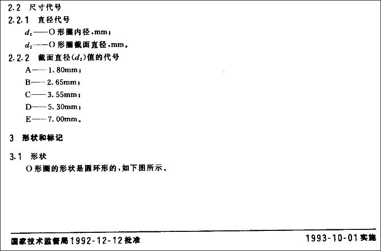 O型密封圈GJ標(biāo)準(zhǔn)