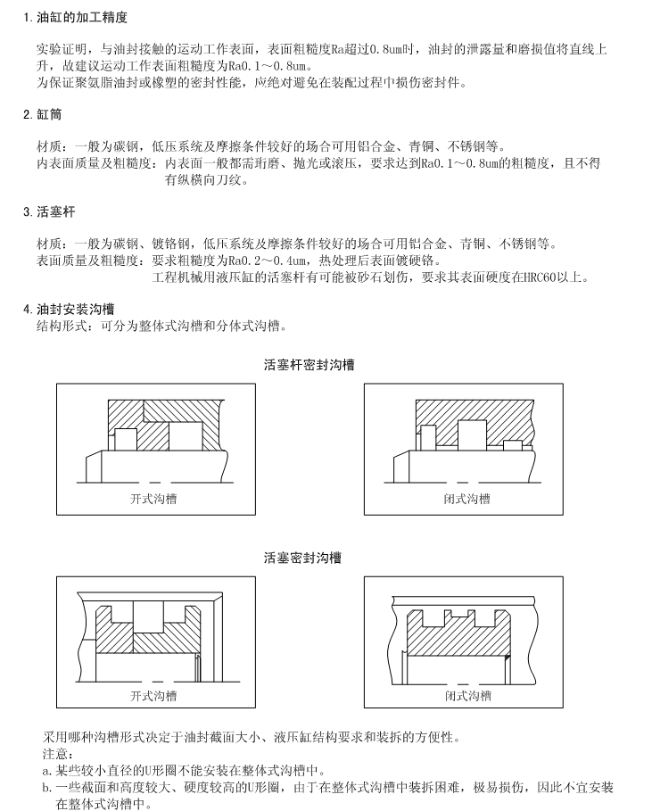 油缸設(shè)計工裝注意事項
